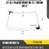 Стекло лобовое mitsubishi l200 07-16  fuyao 5679agnbl
