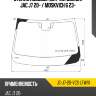 Стекло лобовое датчик дождя jac j7 20-  xyg jc-j7-20-vcs lfw/x