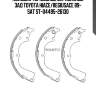 Колодки тормозные барабанные зад toyota hiace/regiusace 89- sat st-04495-26130
