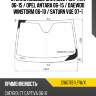 Стекло лобовое chevrolet captiva 06-15  xyg dw01761 lfw/x