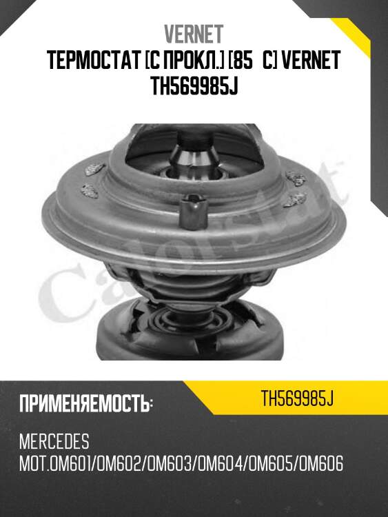 Термостат с прокладкой ssangyong actyon vernet th5699.85j