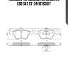 Колодки тормозные перед bmw 5 e60 sat st-34116763617