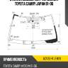Стекло лобовое датчик дождя toyota camry japan 01-06 xyg acv30-r lfw/x