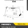 Стекло лобовое toyota sienna 03-09 xyg fw02422 lfw/x