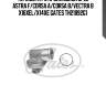 Термостат с прокладкой opel astra f/corsa a/corsa b/vectra b x16xel/x14xe gates th21892g1