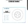 Тормозной диск передний c210r2182 cworks