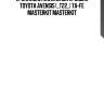 Прокладка клапанной крышки toyota avensis (_t22_) 7a-fe masterkit masterkit