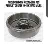 Барабан тормозной с подшипником и кольцом abs renault duster 10-18 k111777 miles