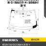 Стекло лобовое nissan qashqai 06-13  fuyao 6044agnv