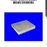 Фильтр салона угольный mecafilter ekr7263