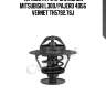 Термостат с прокладкой mitsubishi l300/pajero 4d56 vernet th5792.76j