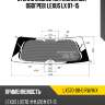 Стекло заднее затемненное xyg lx570-08-d rw/h/x