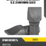 Вставка-бита 5/16"dr шлицевая, sl12, 30 мм ombra 556512