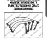 Провода высокого напряжения комплект hyundai sonata ef/matrix/tucson/kia cerato ewth00013h mando