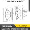 Колодки тормозные спереди bmw x5 06-18  sat st-34116778048