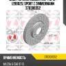 Диск торм.перед.вент.перфорир. [299x25] sport z zimmermann 370308352