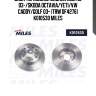 Диск тормозной задний audi a3 03-/skoda octavia/yeti/vw caddy/golf 03- (trw df4276) k010530 miles
