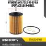 Фильтр масляный картридж hyundai santa fe 2,2 06-12 sat st-26320-27400