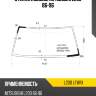 Стекло лобовое mitsubishi l200 86-96 xyg l200 lfw/x