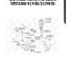 Опора амортизатора переднего, toyota rav 4 2.4 16v/3.5 24v 05-