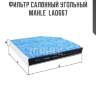 Фильтр салонный угольный mahle  lao667