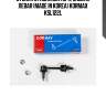 Стойка стабилизатора, задняя левая (made in korea) kormax ksl122l