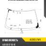 Стекло лобовое audi 80 86-95 xyg audi80 lfw/x