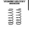 Пружина подвески (2шт комплект) передняя bmw 5-series e34 88-97 baikor bkcs0198