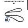 Ремень поликлиновой 6dpk1840, volvo s40/v40/c70/s70/v70/s80 99-