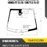 Стекло лобовое две камеры honda fit 13-20  xyg t5a-r-cp-2z lfw/x