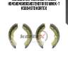 Колодки барабанные hyundai hd45hd46hd65hd72hd78(110 mm)к-т ks004std kortex