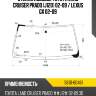 Стекло лобовое toyota land cruiser prado j120 02-09  toyota 56111-60461