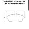 50 070 колодки тормозные перед mercedes c204 s204 cl203 a207 c207 w212 brembo p 50 070