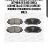 Колодки тормозные передние (без датчика) без abs (смесь low-metallic) toyota yaris 06- (япония) (trw gdb3459) e400504 miles