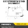 Стекло лобовое ssangyong actyon 05-10  xyg kyron-l-vcp lfw/x