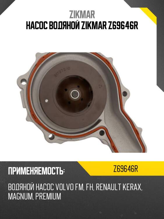 Насос водяной zikmar z69646r