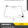 Стекло лобовое lexus rx 97-03 kmk lext0015