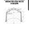 85-00124-sx барабан тормозной 300x200/209 h=260 d=190/225 n=10x23,bpw