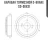 Барабан тормозной g-brake  gd-06631