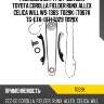 Ремкомплект грм / osk для toyota corolla fielder runx allex celica will ws  136s  t029k  (t067k tg-etk-017) t029 t029x