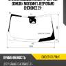 Стекло лобовое камера xyg dw02747 lfw/x
