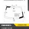 Стекло лобовое lifan breez 07-12 xyg lifan520-p lfw/x